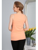 Damen-Top mit Fransen Peach 2947 – Online-Shop – Boutique